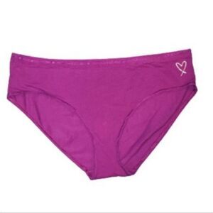 Victoria's Secret Women's Pink Back Logo Full Back Coverage Bikini Panty Size XL